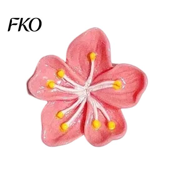 Decorative Car Decals Peach Blossom Sticker, Resin Flower Decal for Auto Motorcycle, Heat Resistant Sakura Sticker Waterproof Adhesive Bumper