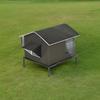 Homeless Pet House Four Seasons Outdoor Stray Cat Shelter with Air Conditioning Pet House Cozy Insulated Cat Bed Supplies