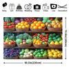 1Pcs Vibrant Fruit Harvest Festival Scene Decoration Background Celebration Backdrop Decorations For Photo Studio Booth Party