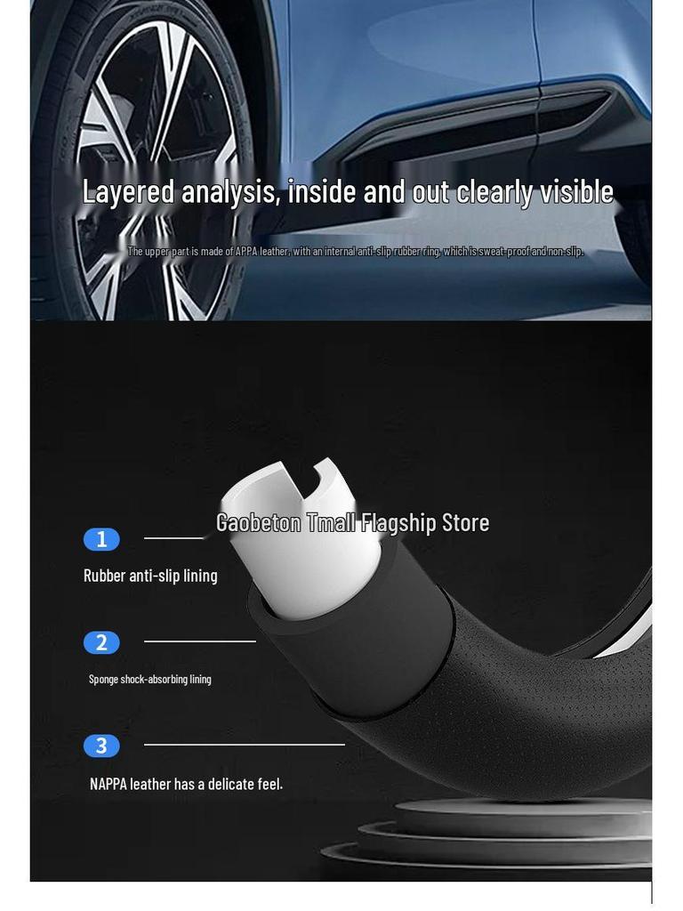 2024 Geely Xingyuan Ultra-dünne Anti-Rutsch Allwetter-Lenkradabdeckung