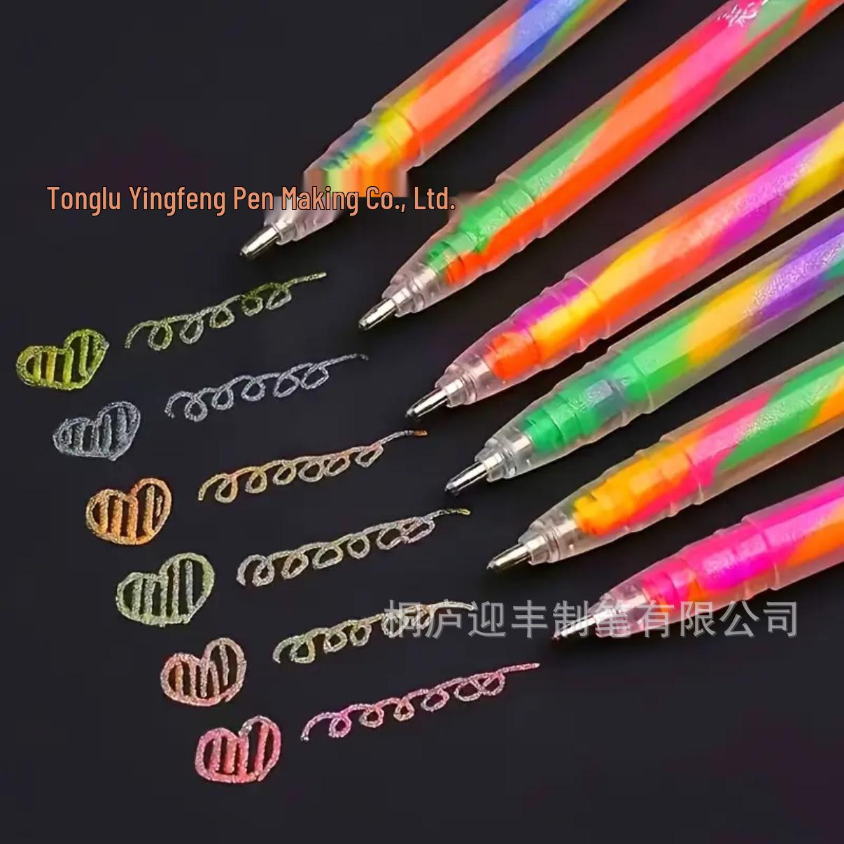 

Gradient Spiral Writing Pens for Cards, Planners, DIY Art, Student Gifts - Gift Box Included