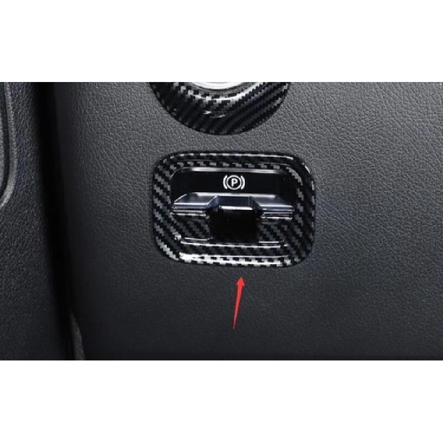 For Benz GLC X254 -24 ABS Carbon Fiber Electronic Handbrake Decorative Frame