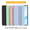 Smart Case for Samsung Galaxy Tab S10FE Plus + 13.1'' Tablet Cover Soft Official Liquid Silicone Cover for Tab S10FE Funda