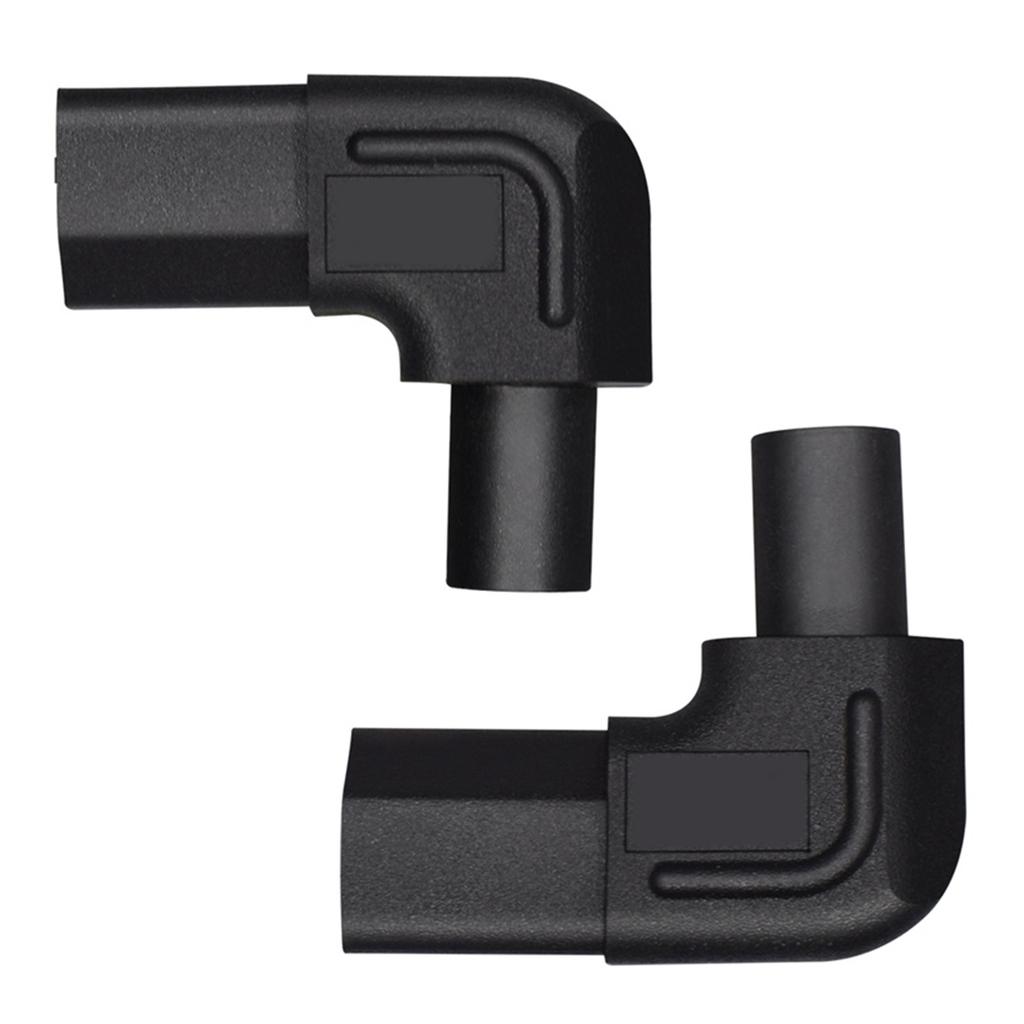 IEC320 C8 auf C13 Netzkabeladapter PVC-Konstruktion Stecker auf Buchse Aufwärts gebogen für einfache Verbindung JD46