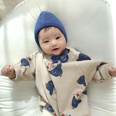 Autumn Style Korean Fleece Long Sleeve Baby Bodysuit Onesie