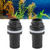 Black PVC 20mm Fish   Aquarium Upper Lower Water Pipe Fittings Connector Joint Accessories Parts