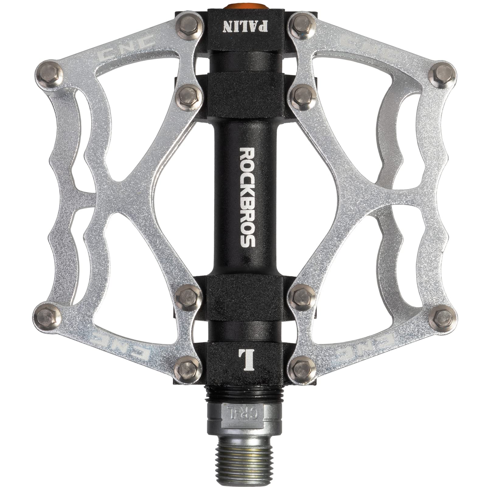 

Велосипедные педали ROCKBROS, для кроссовых велосипедов/MTB, из алюминиевого сплава, легкие, нескользящие, с подшипниками, 9/16 (Серебряный) [Параллельный импорт]