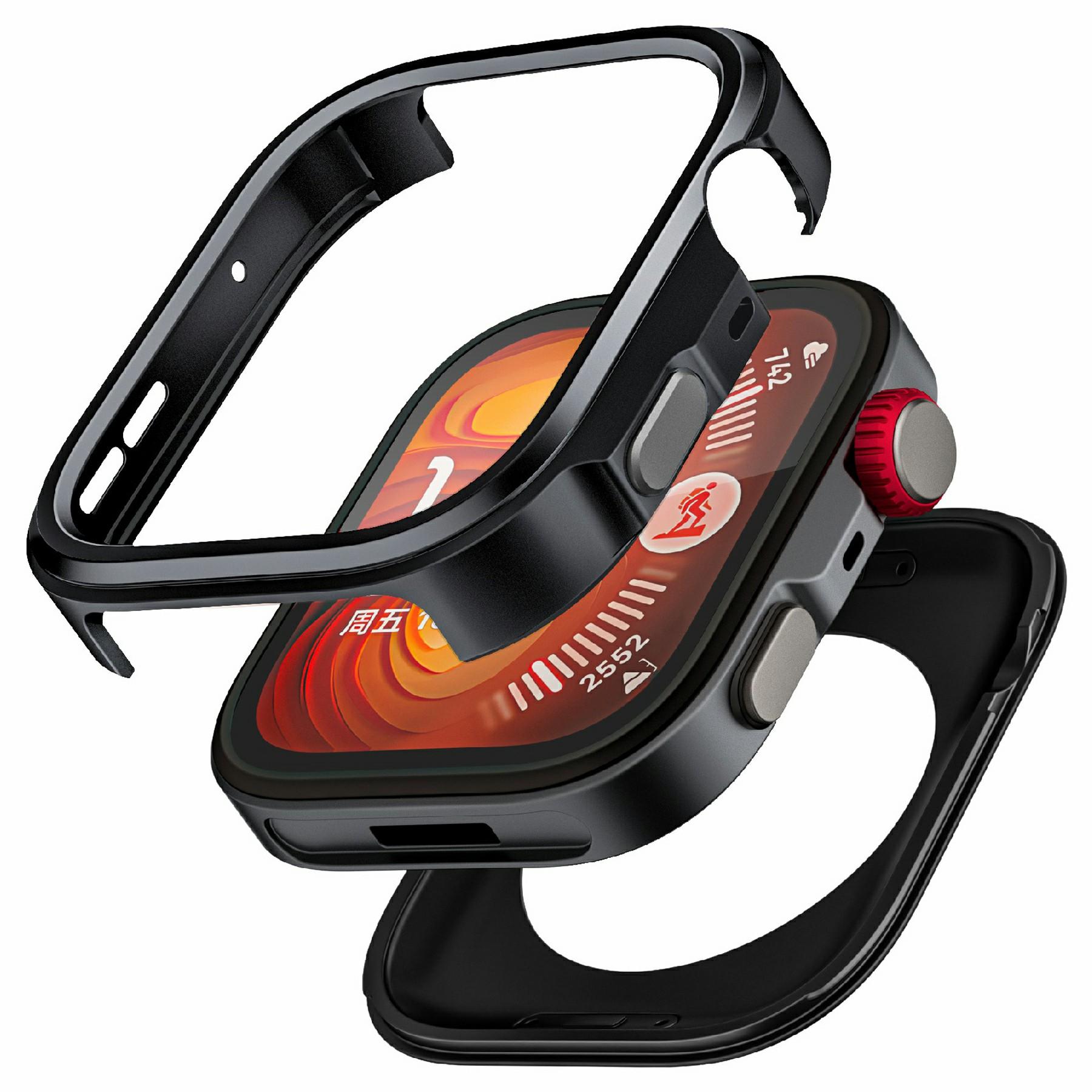 For Huawei Watch Fit 4 Pro Watch Case Zinc Alloy PC Hollow Protective Cover