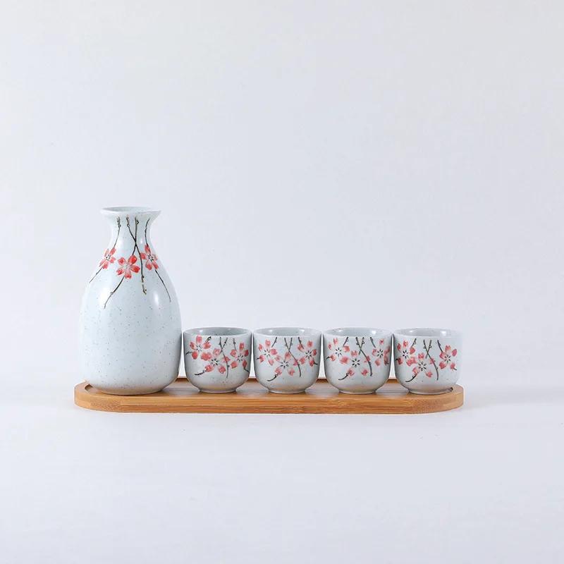 Set Vin Ceramică Argilă Japoneză Oală Sake Cupă Vin Distribuitor Vin de Uz Casnic Articole de Băut Decor Bar Lichior Jup Ceainic Sake