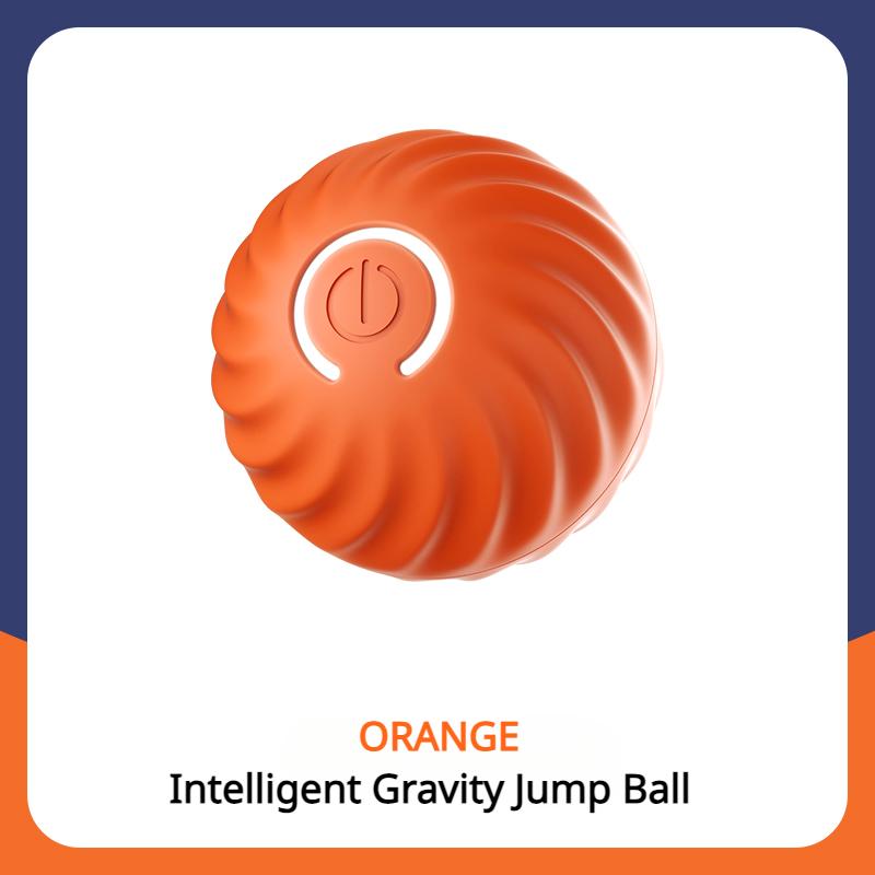 Smart Electric Ball Toy Gravity Jump Balls Dog Plaything USB Charging Automatic Teasing Dogs Artifact Intelligent Pet Cat Toys
