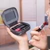 2025 Mini Portable Lipstick Bag with Mirror New Chinese Cowhide Storage Bag Change Coin Earphone Bag