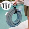 Storage Strap Heavy-Duty Hook and Loop Cord Carrying Strap Hanger and Organizer with Handle for Pool Hoses Garden Hoses Cables