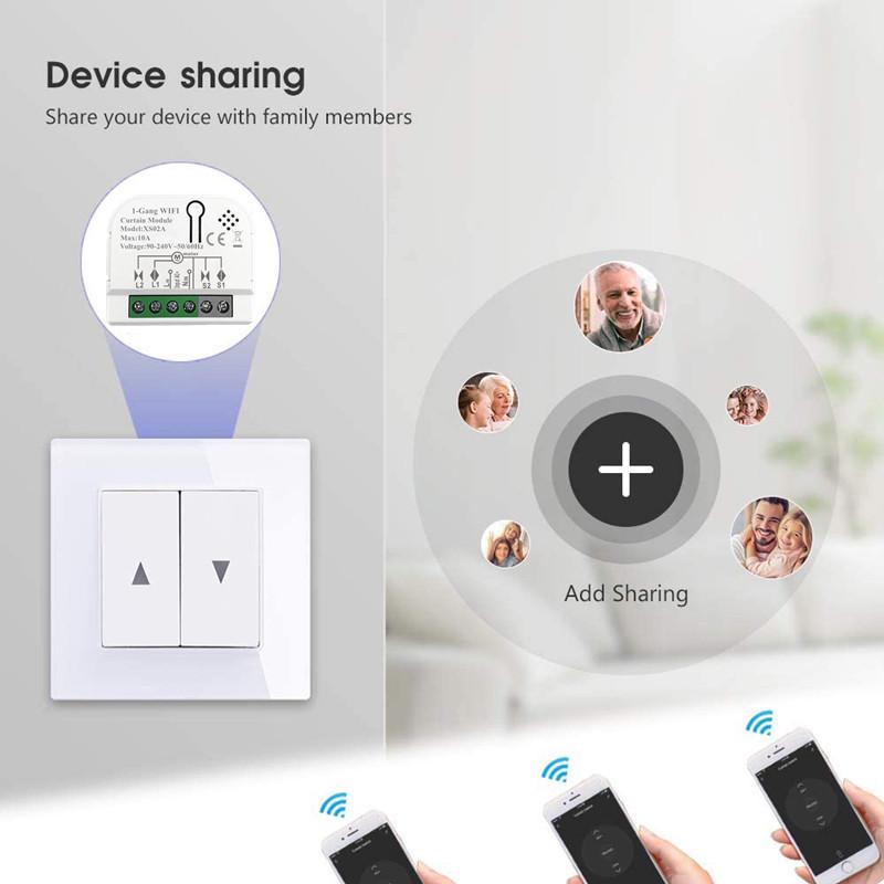 Graffiti WiFi Smart Mini Curtain Module with Alexa Voice Control & Timer
