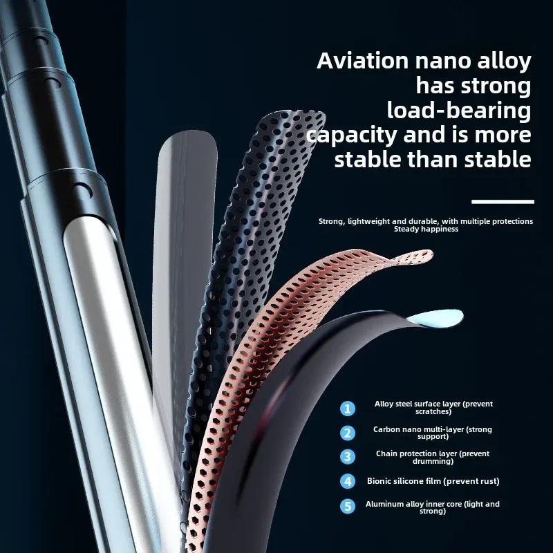 Wireless 1.8m Four Foot Stabilizer, Telescopic, 360 ° Rotation, Used for Taking Photos, Live Streaming, Outdoor Video Shooting