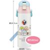 Skater Kids' Stainless Steel Water Bottle, Direct Drinking, 580ml, Sumikkogurashi, Girls' Size (SDC6N-A)