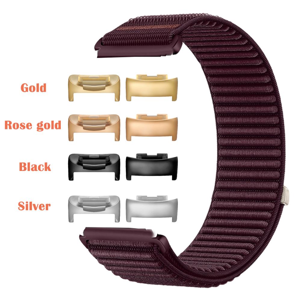 Nylon Loop Band Compatible with Fitbit Charge6 Charge5 Breathable Sport Watchband Suitable for Fitbit Charge 6 5 Women Men Band