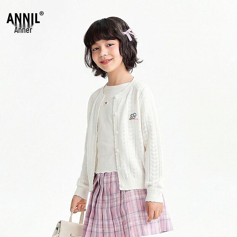 Annil Girls 2026 Summer Knit Cardigan 140