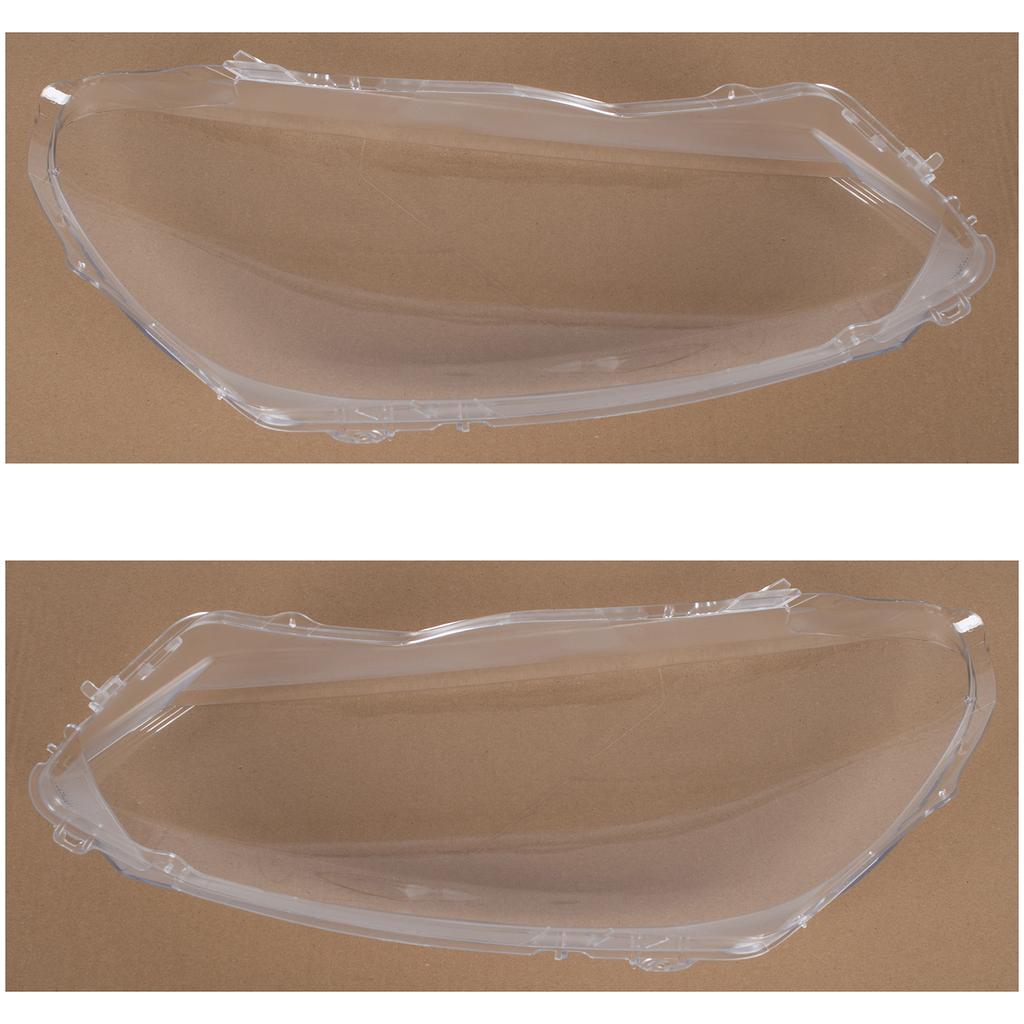 VW Golf VI 08-16 Headlight Lens Left and Right 2-Piece Set