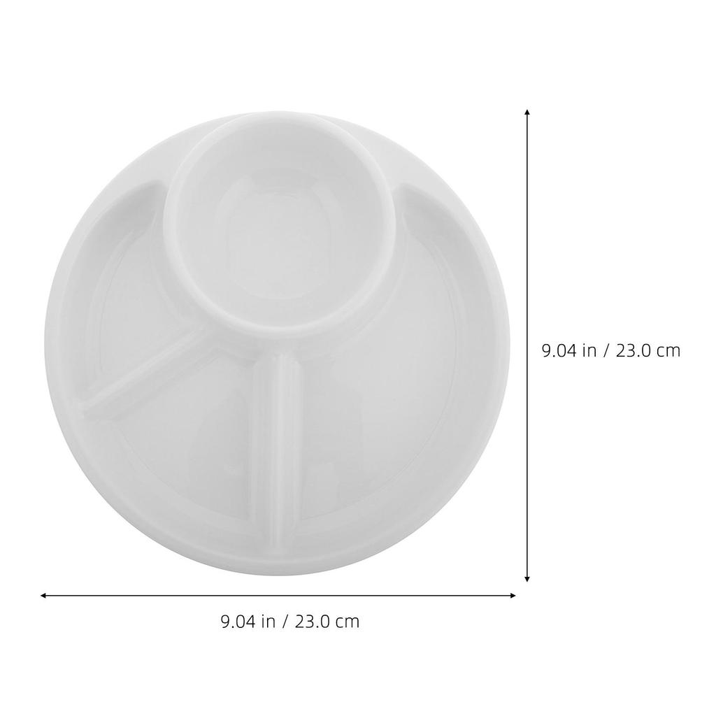 Japanese-style Fat Grating Plate Child Plastic Compartment Plates Reusable Dividing Plate For Fat Reduction Meal Sharing