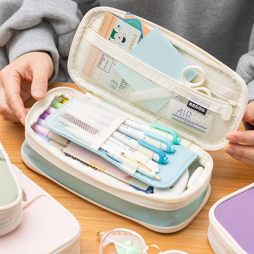 ISuperb Tužka Tužka Tužka Tužka Velký Nástroj Tužka Populární pro Střední Školu a Základní Školu Jednoduchý Design Modré Pouzdro, Pouzdro, Pouzdro, Držák, Design,