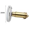 1PCS 38mmTap Up Basin Waste Chrome Sink Push Button Click Clack Plug+Spring Bolt