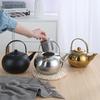 1 piece stainless steel tea kettle with strainer, multifunctional for gas stove, induction cooktop, home and camping outdoor use
