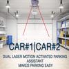 Dual Head Laser Garage Parking Aid with Direct Plug Battery Model