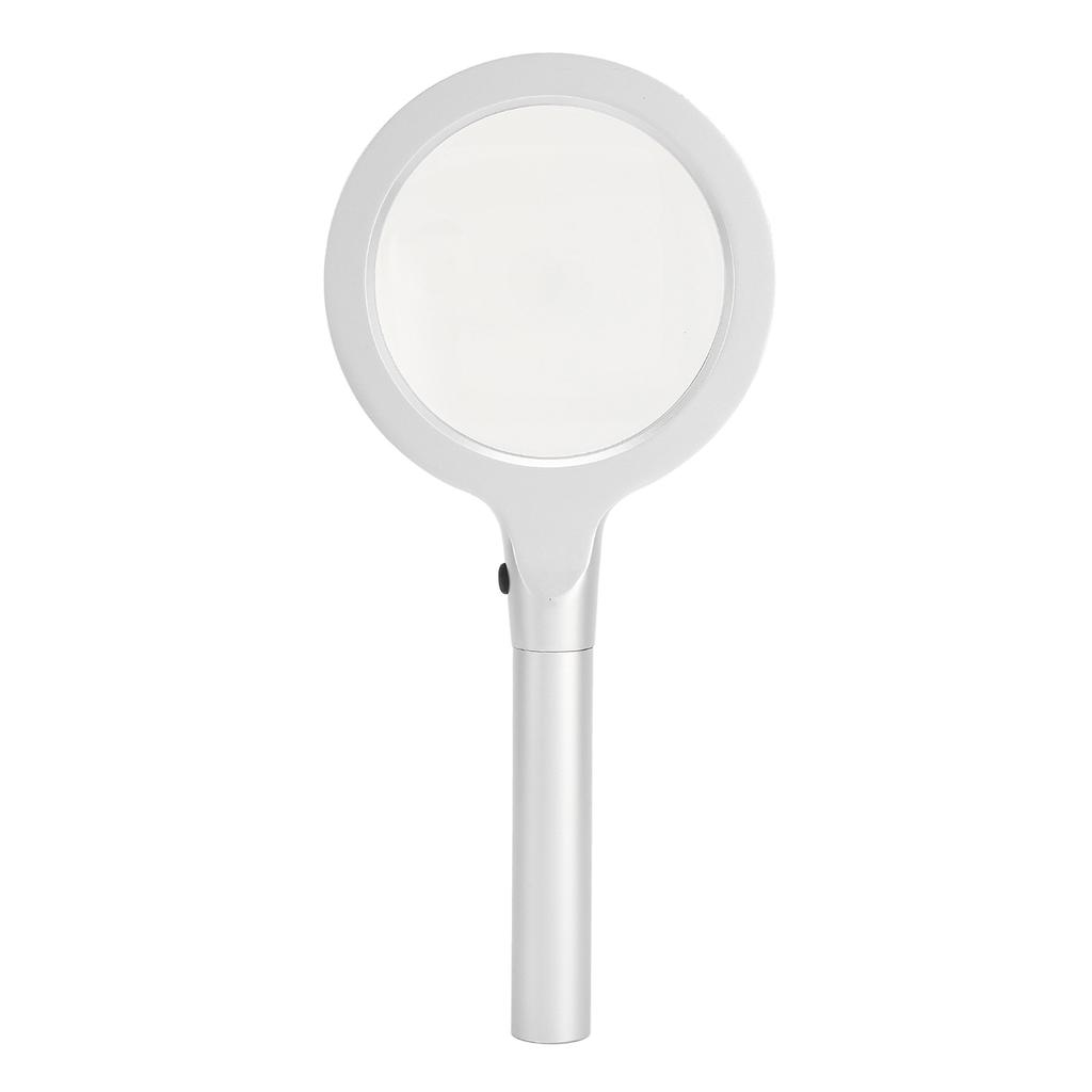 Magnifying Glass with 12 LED Lights 5X 10X Lighted Large Magnifying Glass Handheld Two Brightness Level Magnifier