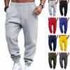 Men S American Style Thin Fleece Sports Casual Jogger Pants
