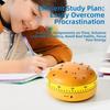 60 Minutes Countdown Alarm Clock Cartoon Mechanical Timer Children Study Timer  Kids/Adult