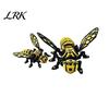 Articulated Bee Figurine 3D Printed Cyberpunk Figurine, Movable Joints Mechanical Hornet Ornament, Wasp with Fidget Toy, Stress Relief Insect