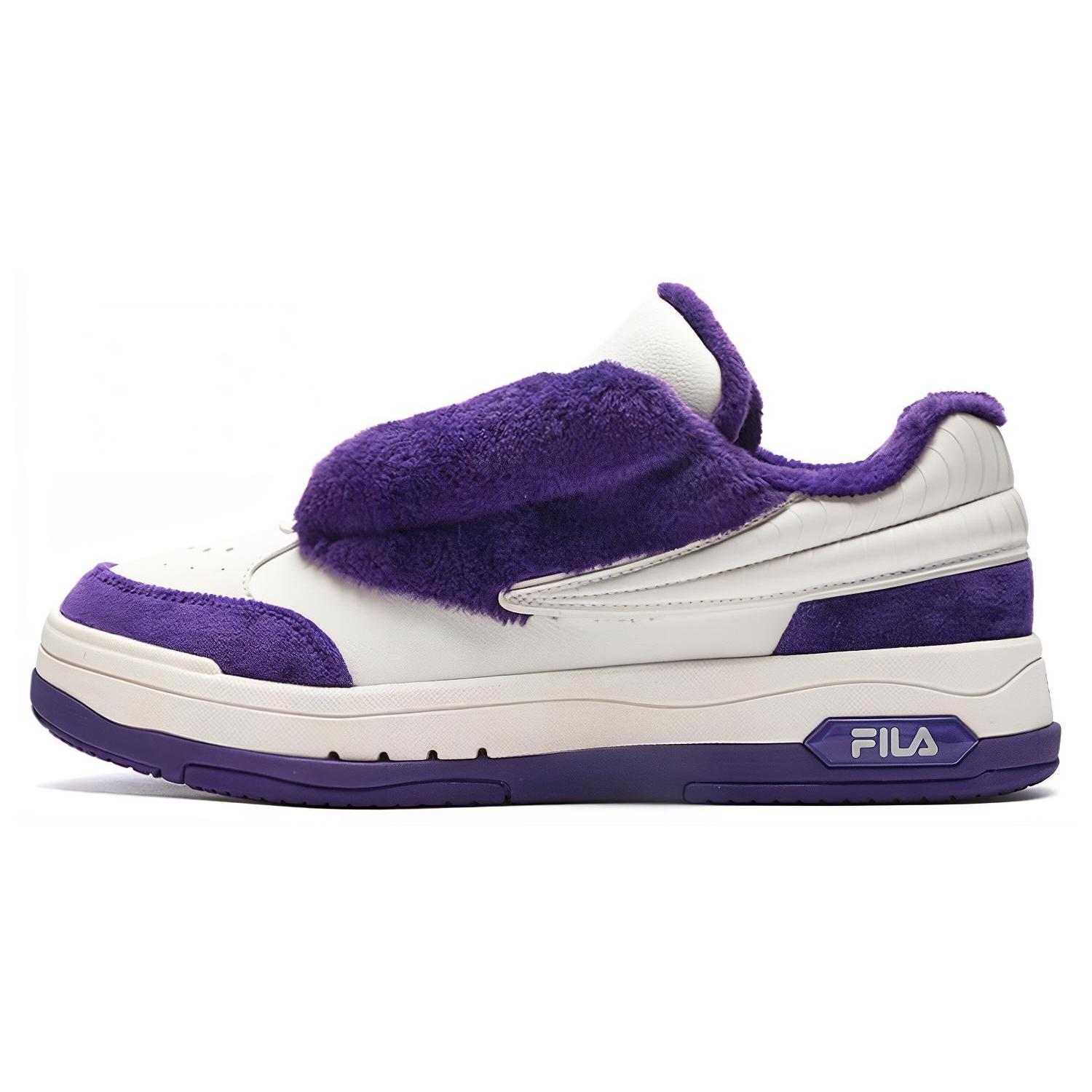 FILA Mix Low Skate Shoes White Purple Women s F12M244205FWW 42.5