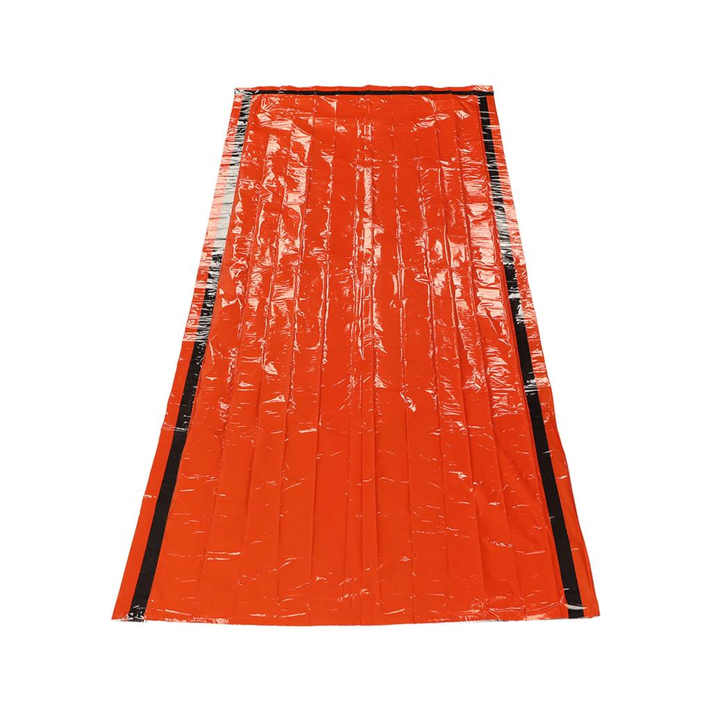 Emergency Survival Sleeping Bag Thermal Insulation PE Aluminum Film Survival Bivouac Bag with Storage Bag for Outdoor