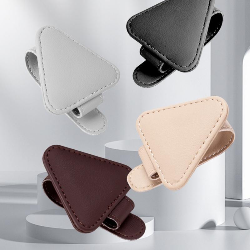 Multifunctional Eyeglass & Sunglass Holder for Car Compact & Practical Sunglass Storage Stylish Car Sunglasses Clamp