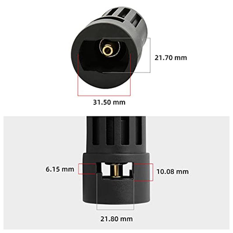 High-Pressure Car Wash Water Gun Adapter for Karcher, Bosch, Ryobi
