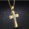 Cross Necklace Diamond Pendant Personalized Necklace Men's Trend Jewelry Accessories 2026
