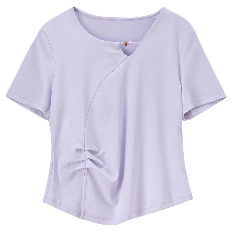 Women's Elegant Cool-Feel Lyocell Blend T-shirt