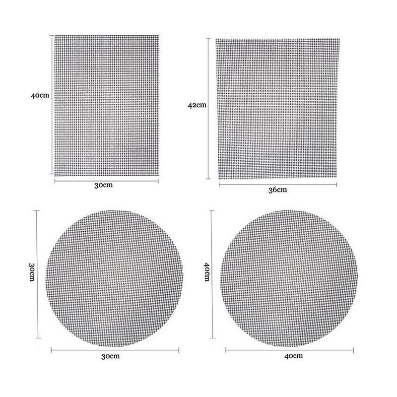 Barbecue Grilling Mat Replacement Mesh Wire Net Non-Stick Grilling Mesh Pads Outdoor Activities Cook Reusable BBQ Accessories