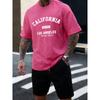 California Los Angeles Est 1776 Men T Shirts Retro Fashion Soft Short Sleeve Summer Comfortable T-Shirt Unisex Loose Top