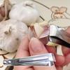 1Pc Stainless Steel Garlic Peeler Quickly Garlic Peeling Pig Hair Plucking Clip Manual Tweezers Gadgets Kitchen Accessories