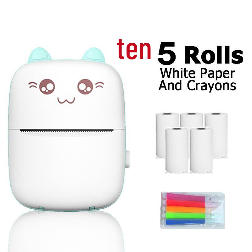 C9 Mini Cartoon Wireless Bluetooth Thermal Label Printer