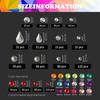 4PCS Rhinestones, Face Gems Pearl Stickers Kit Hair Gems Sticke Self-Adhesive Crystal Stickers for Makeup, Nail Art & Crafts | Shimmering Face Jewe