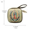 7X7Cm Jomfru Maria Jesus Bøn Rosenkrans Taske Religiøs Smykke Opbevaringsboks Articulos Religioso