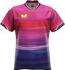 Butterfly Table Tennis Game Shirt INFILA2 JTTA Size 47830 Shirt, Moisture-wicking, Quick-drying, Stretchable, Approved, Unisex, Rose, M,