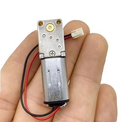 Motor cu reductor cu melc și angrenaj elicoidal turbină N30 DC6-12V Robot vehicul mic inteligent Motor cu angrenaj 7-12RPM 0.7-1W Motor cu angrenaj DC