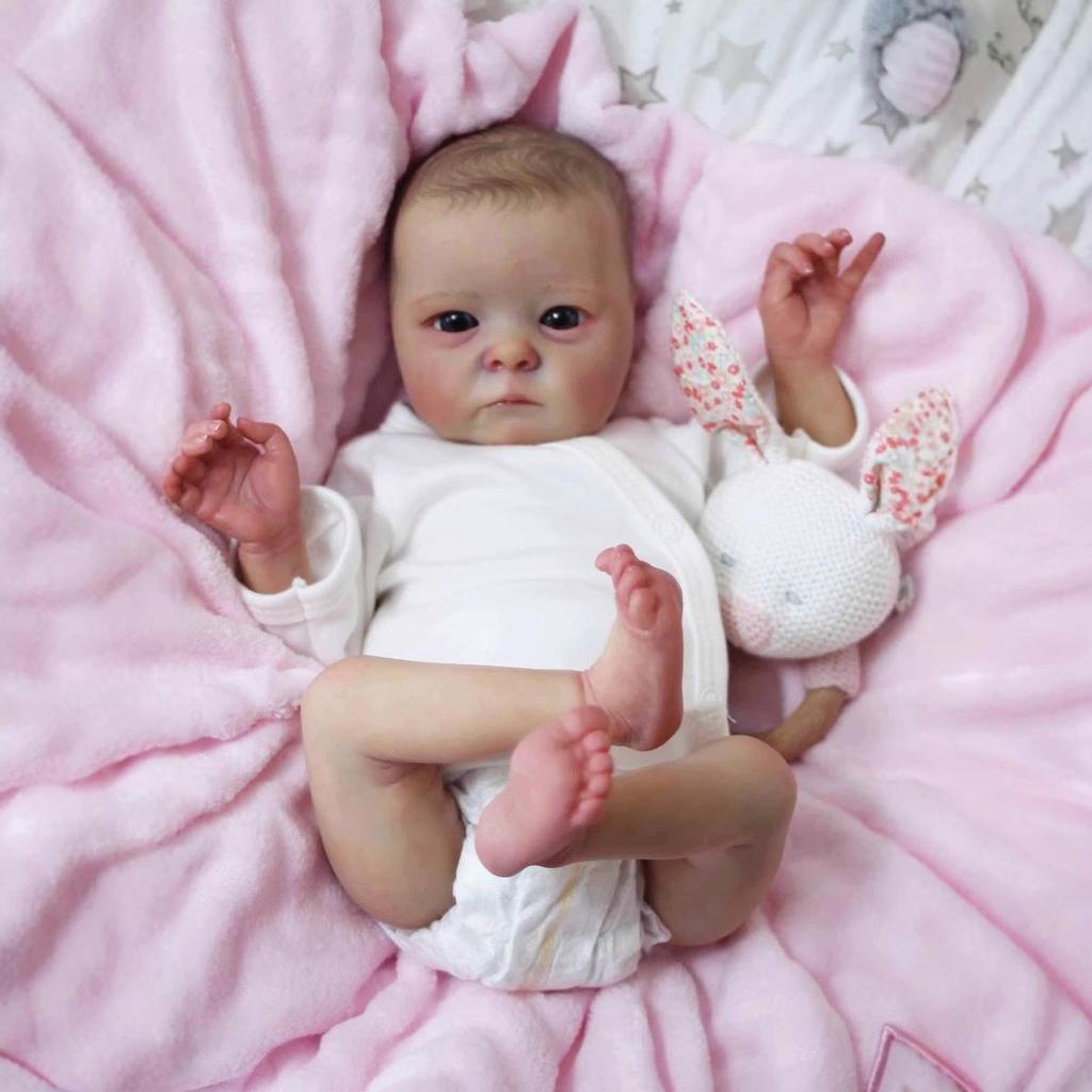 16-Inch White Long-Sleeve Bodysuit for Tink Reborn Baby Doll