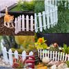1pc Fairy Tale Garden Mini Fence, 9.5cm/90 Cm Wooden Mini Picket Fence Border Decor, for DIY Terrariums, Succulents, Planters, Dollhouse Yards