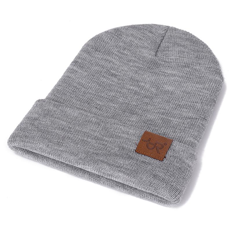 1 Pcs Unisex Beanie Hat Casual Beanie For Men & Women Warm Soft Knitted Hat Stylish Plain Daily Winter Hat