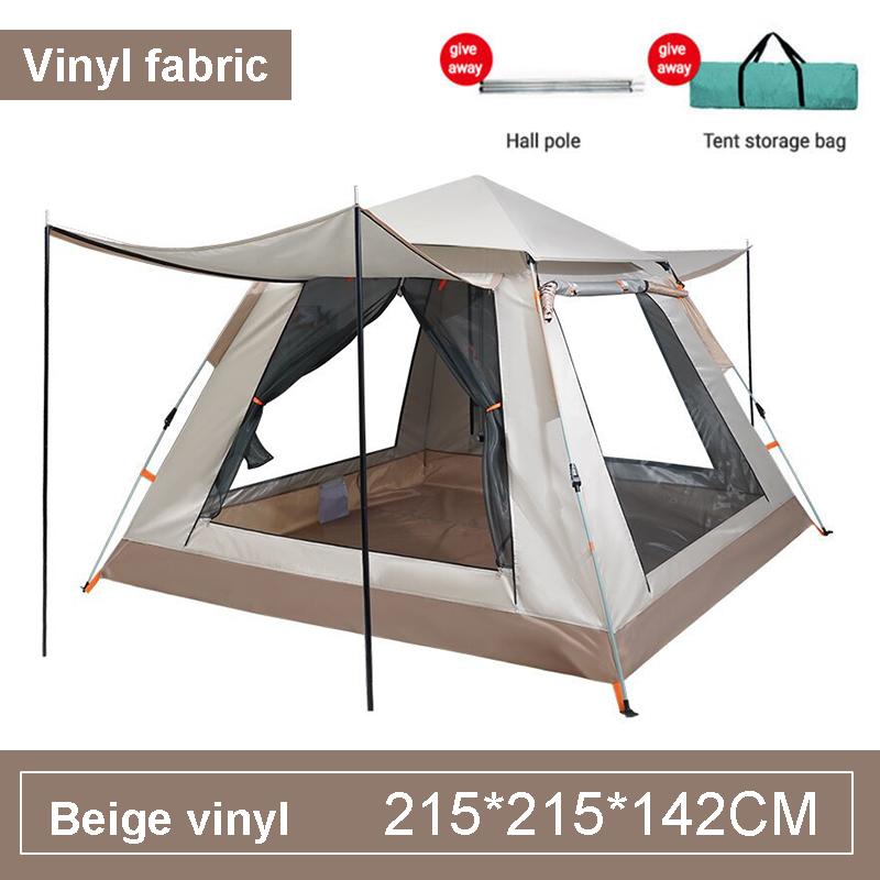 4-6 Person Outdoor Automatic Quick Open Tent Rainfly Waterproof Camping Tent Family Outdoor Instant Setup Tent with Carring Bag