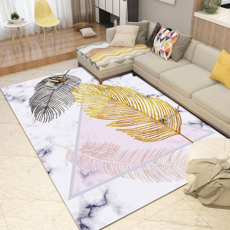 Nordic Living Room Carpet Sofa Coffee Table Bedroom Bedside Carpet Entrance Door Mat
